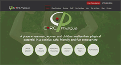 Desktop Screenshot of corephysique.net